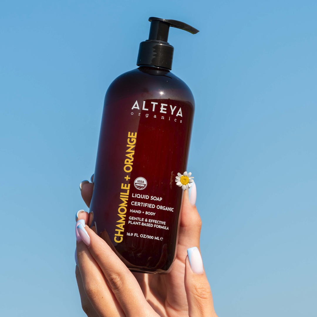 Ekologiškas rankų ir kūno prausiklių rinkinys 3 × 500 ml, Alteya Organics