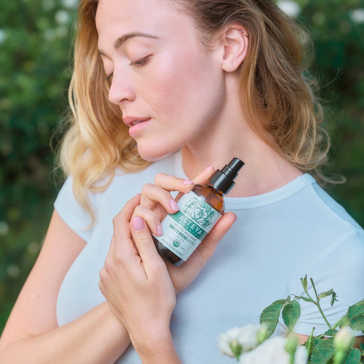 Ekologiškas baltųjų rožių vanduo Rosa Alba, Alteya Organics, 60 ml