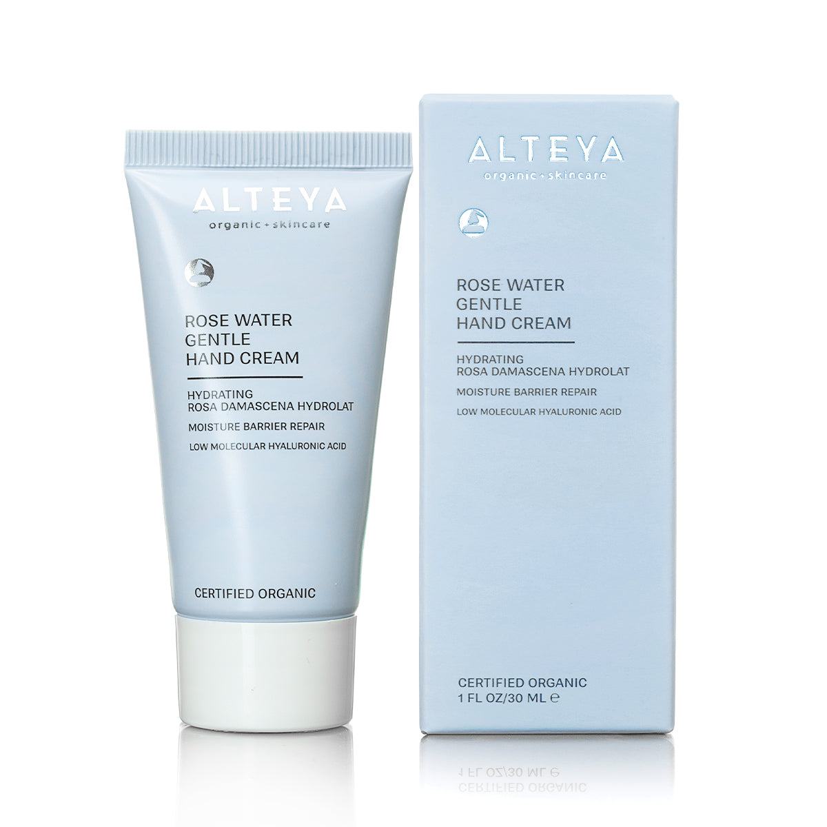Alteya Organics kosmetikos rinkinys ,,Damasko rožių švelnumas rankoms ir lūpoms"