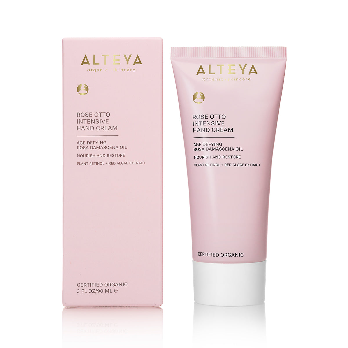 Alteya Organics kosmetikos rinkinys ,,Damasko rožių švelnumas rankoms ir lūpoms"