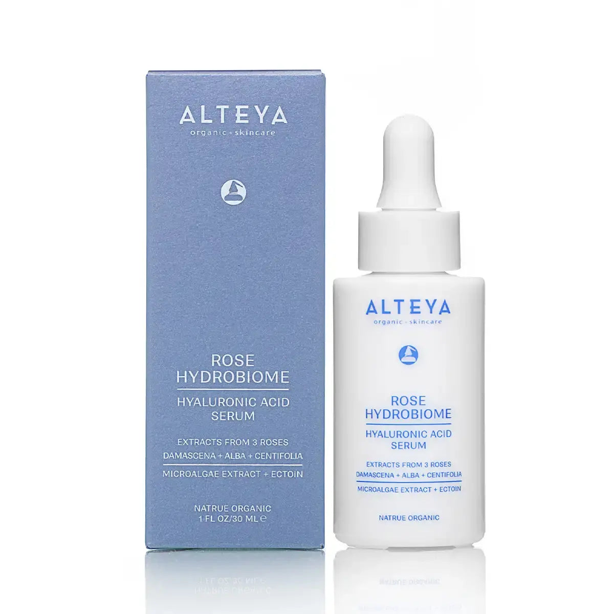 Ekologiškas hialurono rūgšties serumas ,,Rose Hydrobiome", Alteya Organics