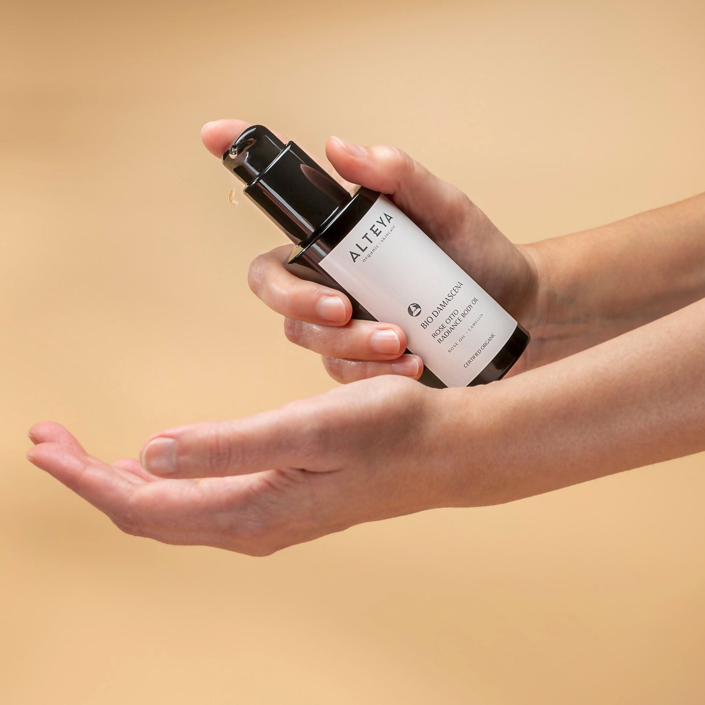 Ekologiškas Damasko rožių kūno aliejus, Alteya Organics, 100 ml