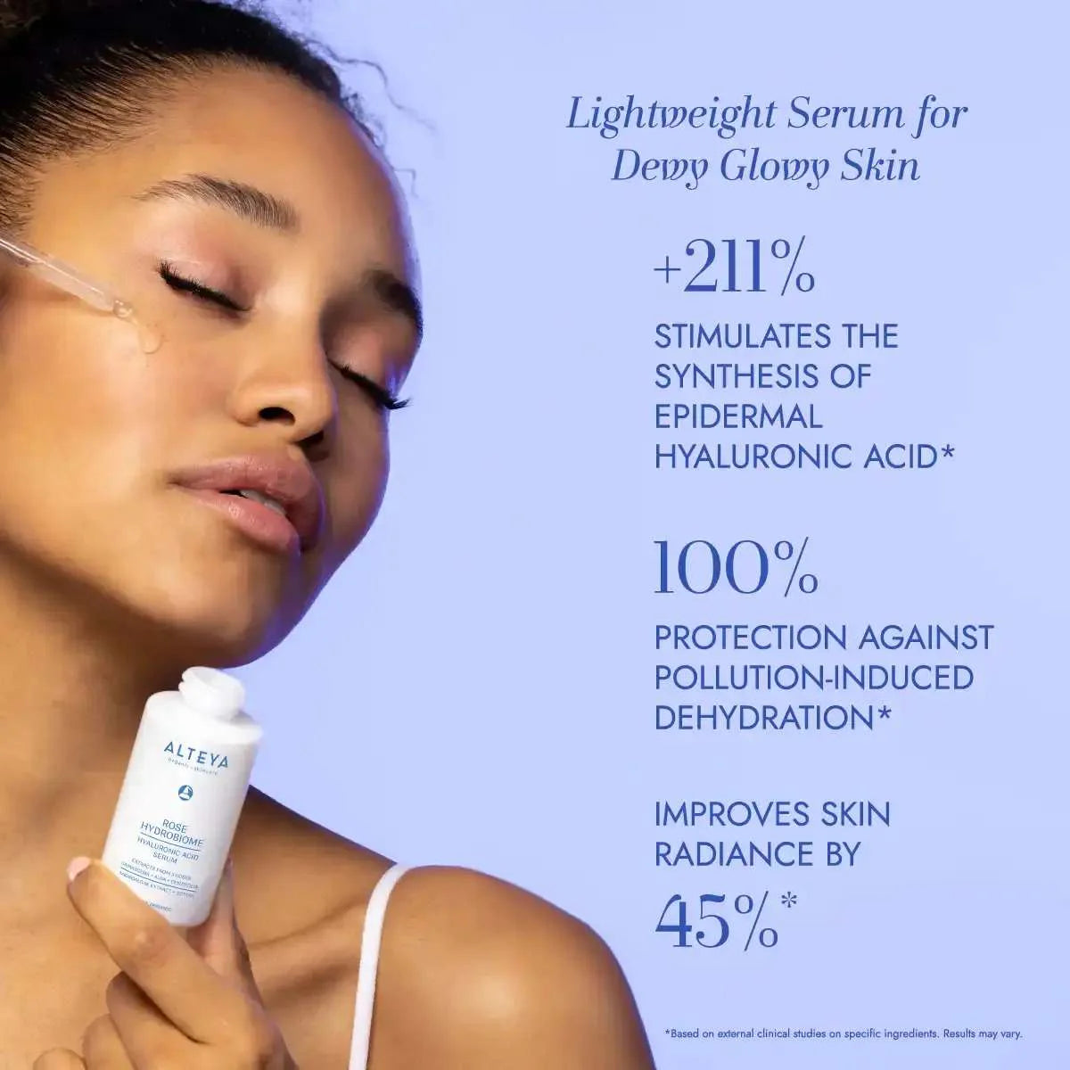 Rose Hydrobiome Microbiotic HA Serum