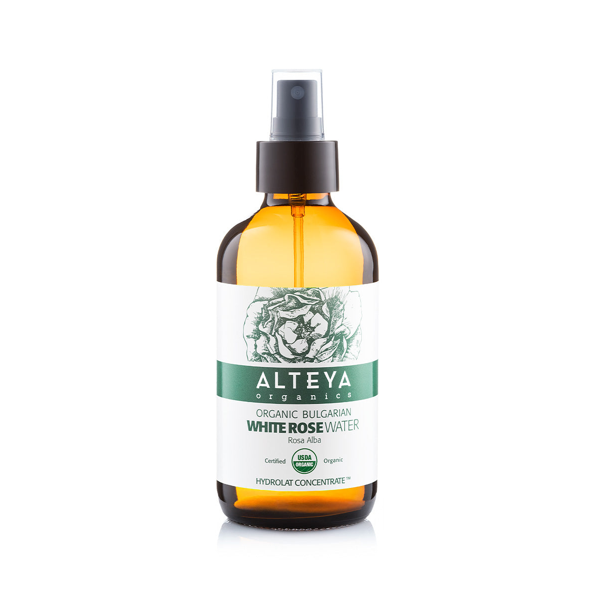 Organic White Rose Water Rosa Alba 60 - 240 ml