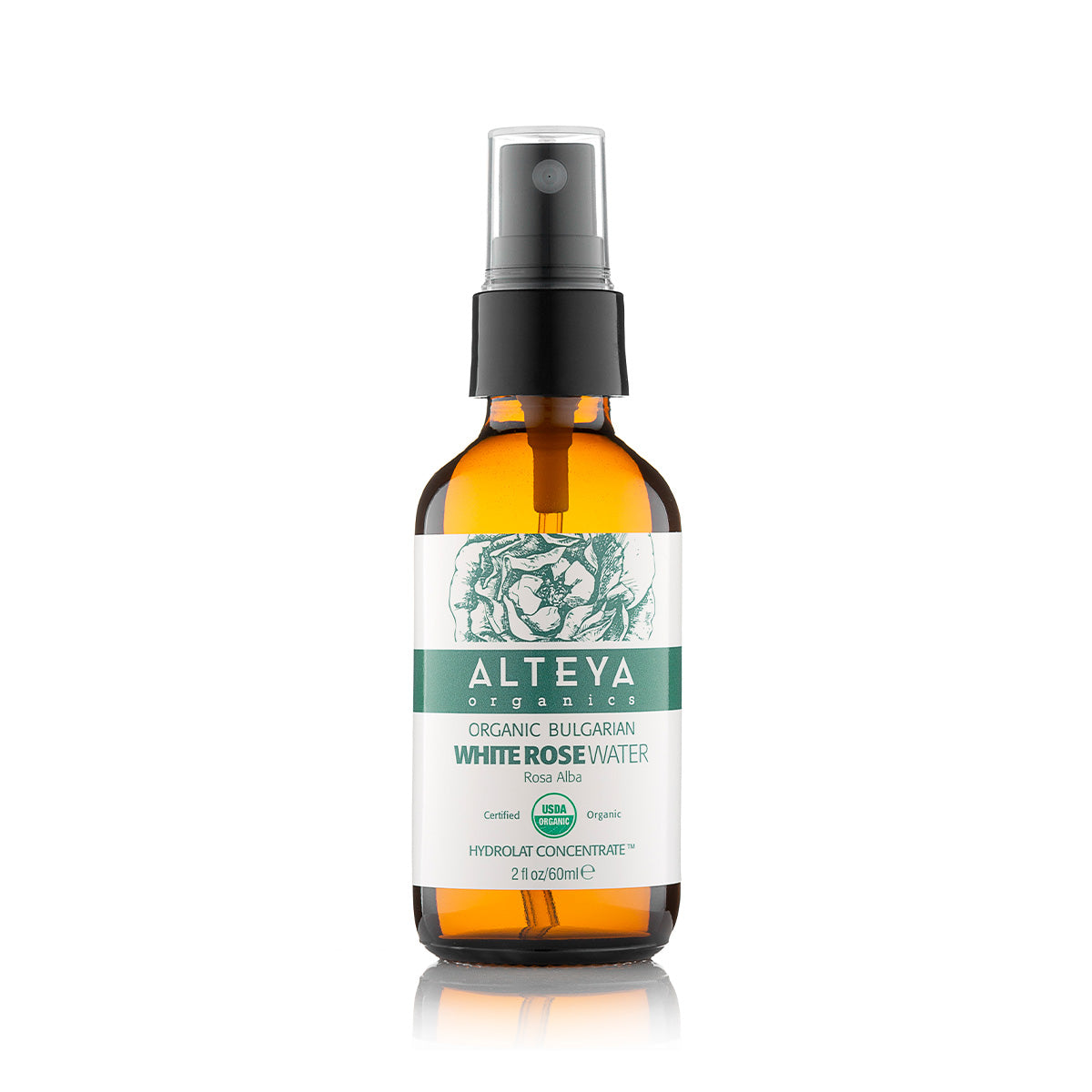 Organic White Rose Water Rosa Alba 60 - 240 ml