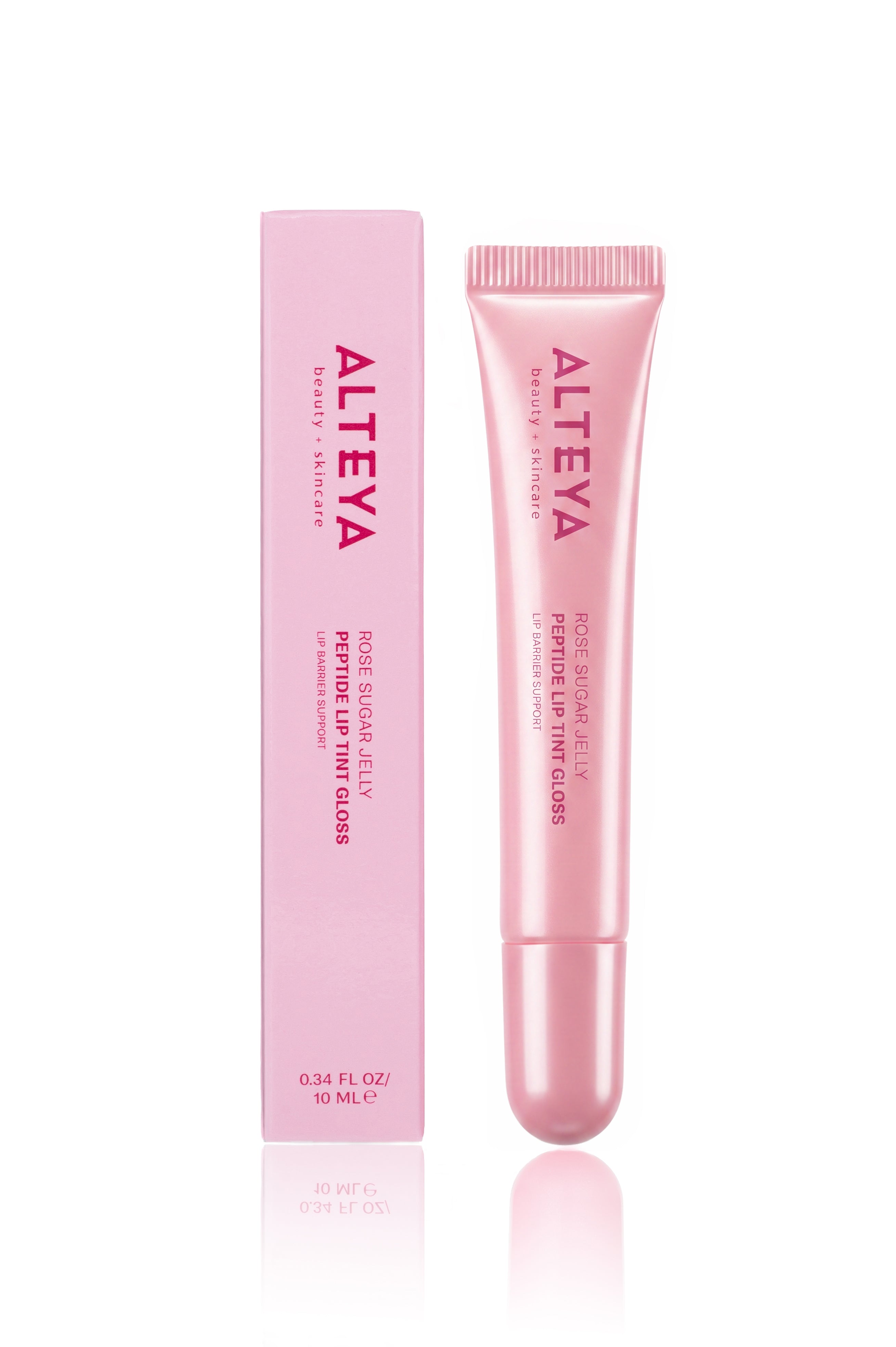 Peptide Lip Tint Gloss Rose Sugar Jelly