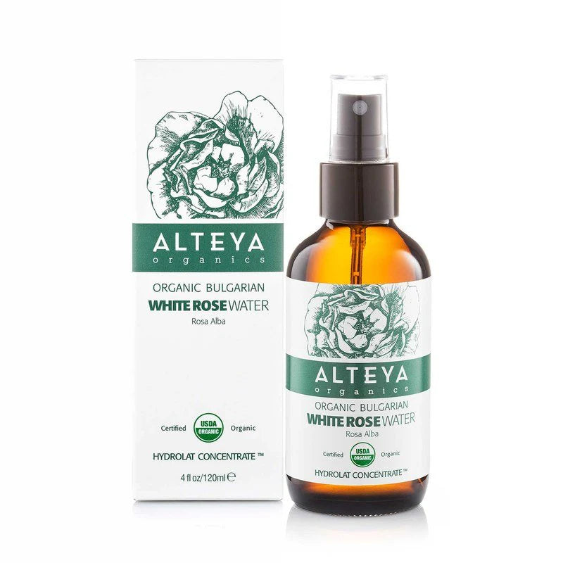 Organic White Rose Water Rosa Alba 60 - 240 ml