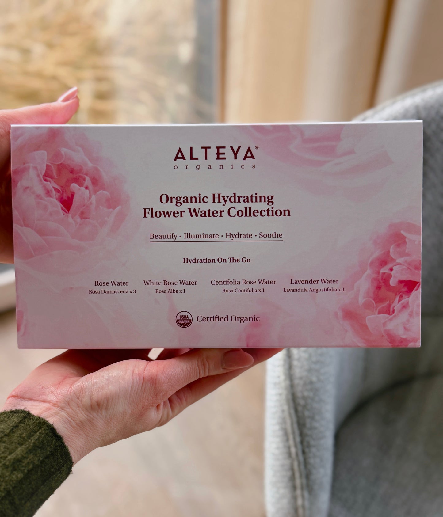 Organic Hydrating Flower Water Collection