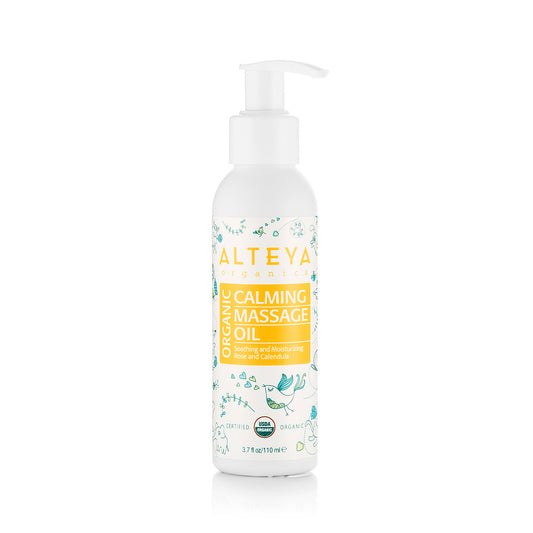Organic Calming Massage Oil 110ml 